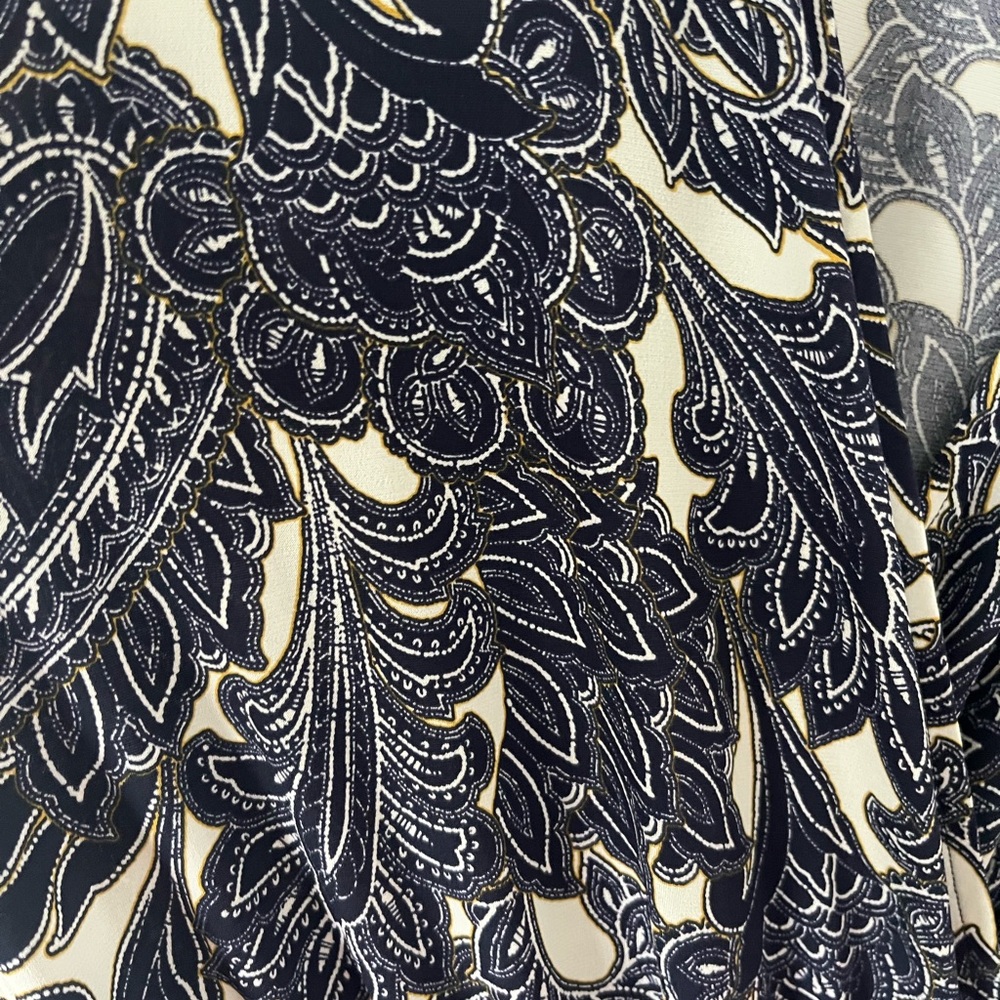 Veronica M Navy And White Patterned Jumpsuit - image 2